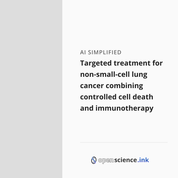 Targeted treatment for non-small-cell lung cancer combining controlled ...