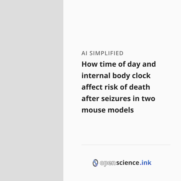 Mouse Click Death How time of day and internal body clock affect risk of death after ...