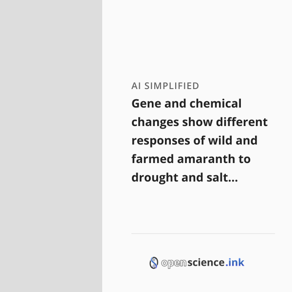 Gene and chemical changes show different responses of wild and farmed ...