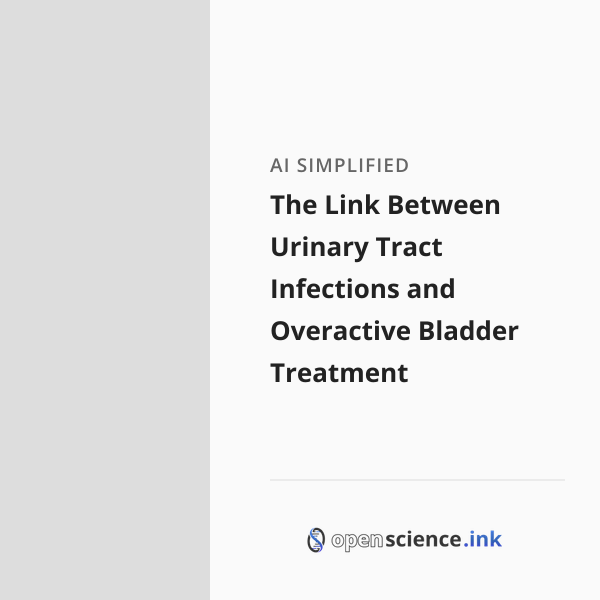 Ink Bladder The Link Between Urinary Tract Infections and Overactive Bladder ...