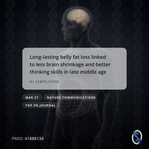 Long-lasting belly fat loss linked to less brain shrinkage and better ...